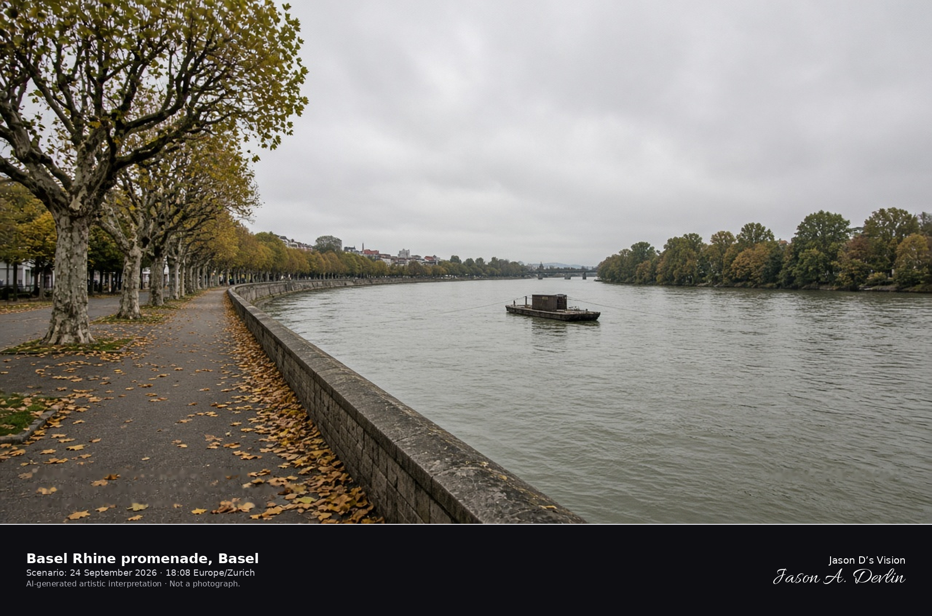 Basel Rhine promenade, Basel
