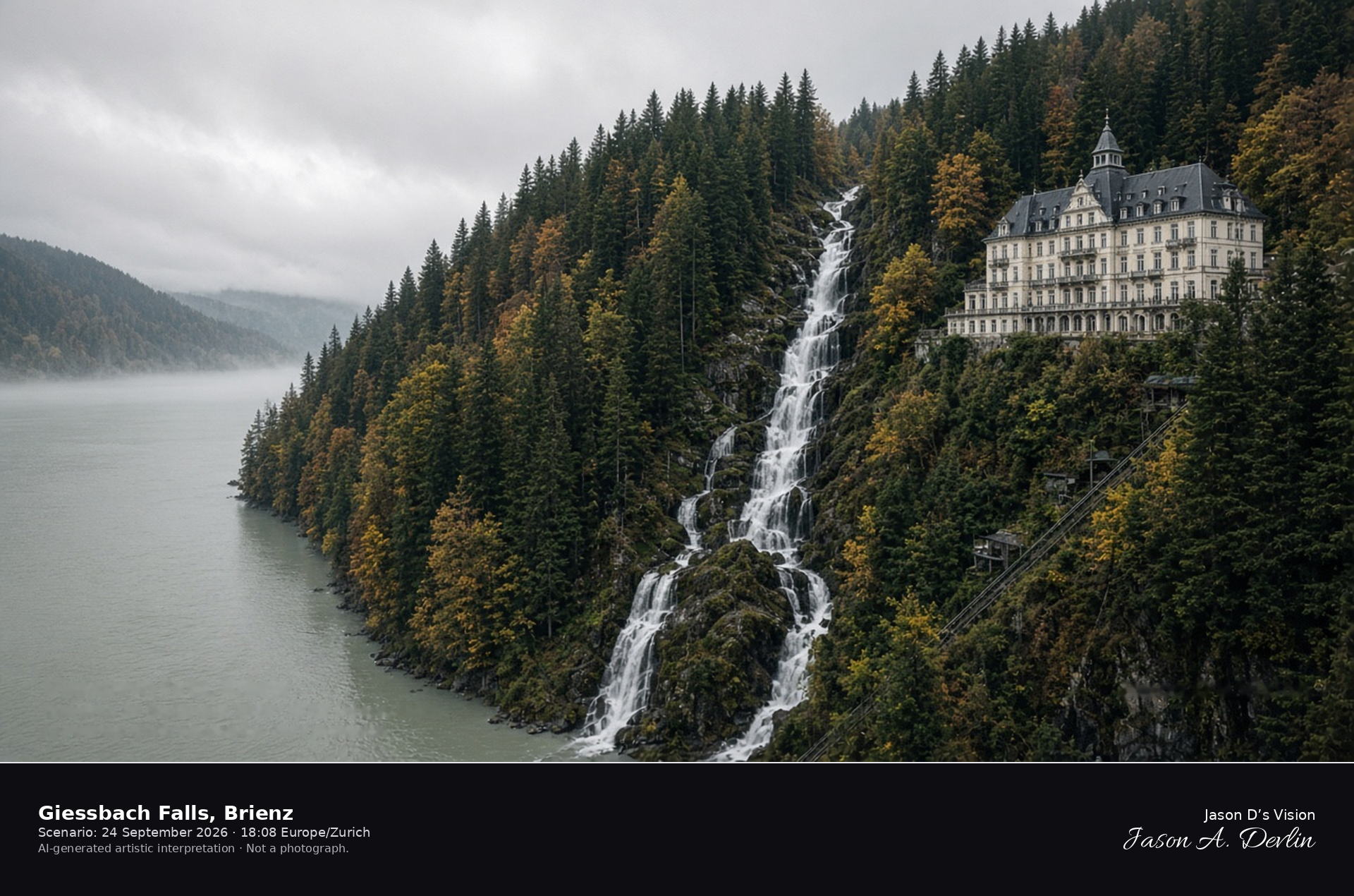 Giessbach Falls, Brienz