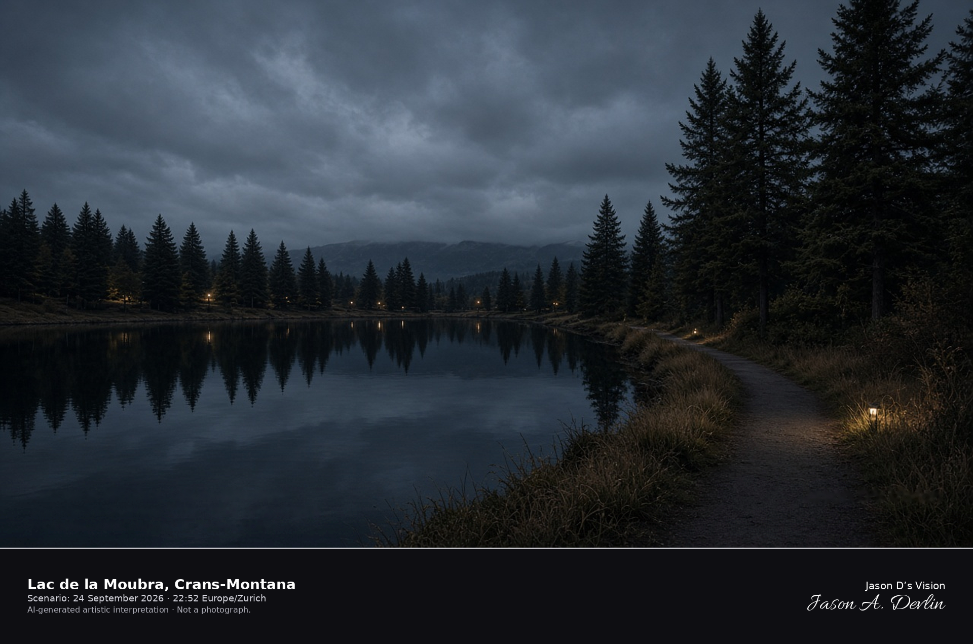 Lac de la Moubra, Crans-Montana