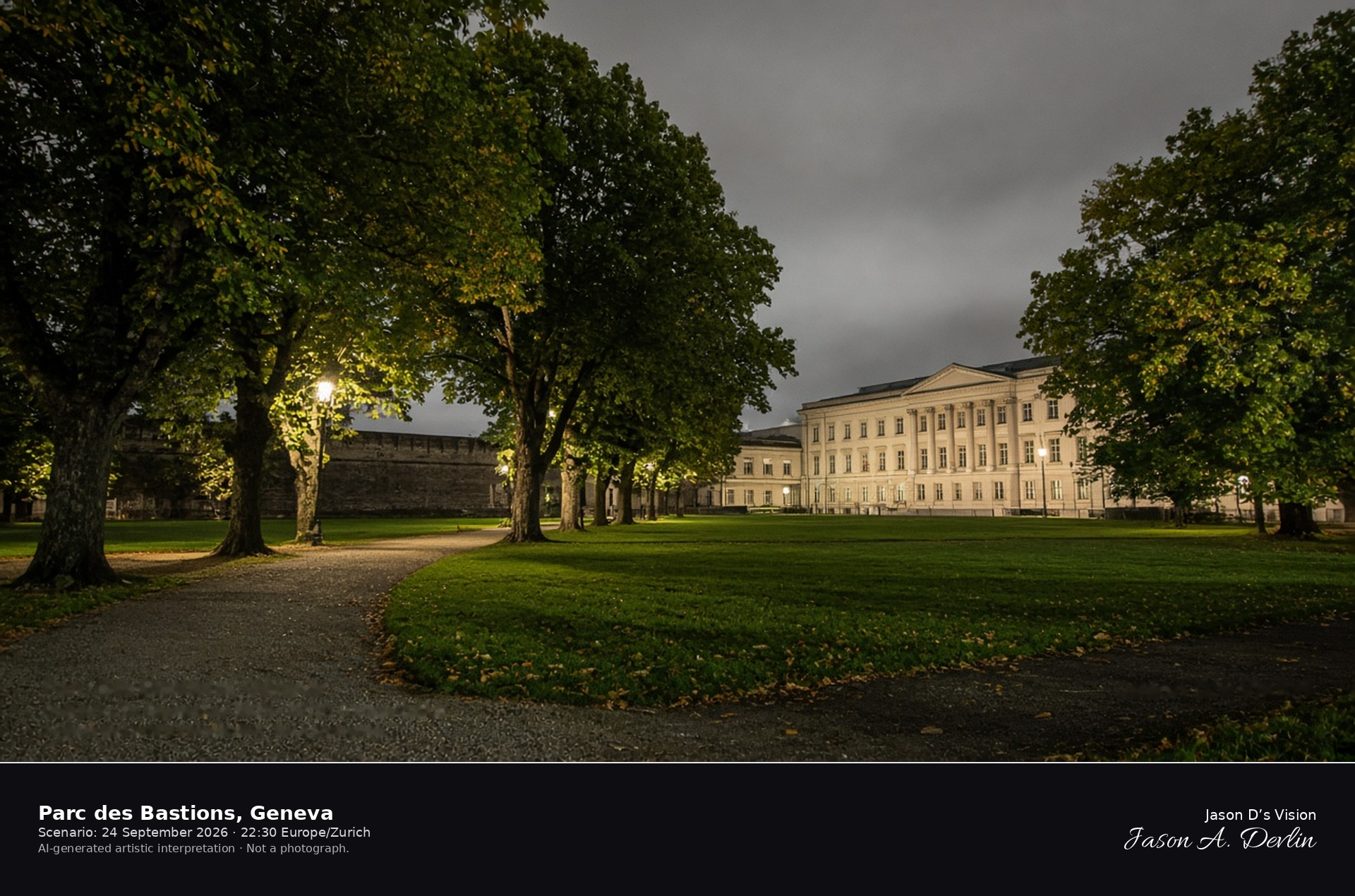Parc des Bastions, Geneva