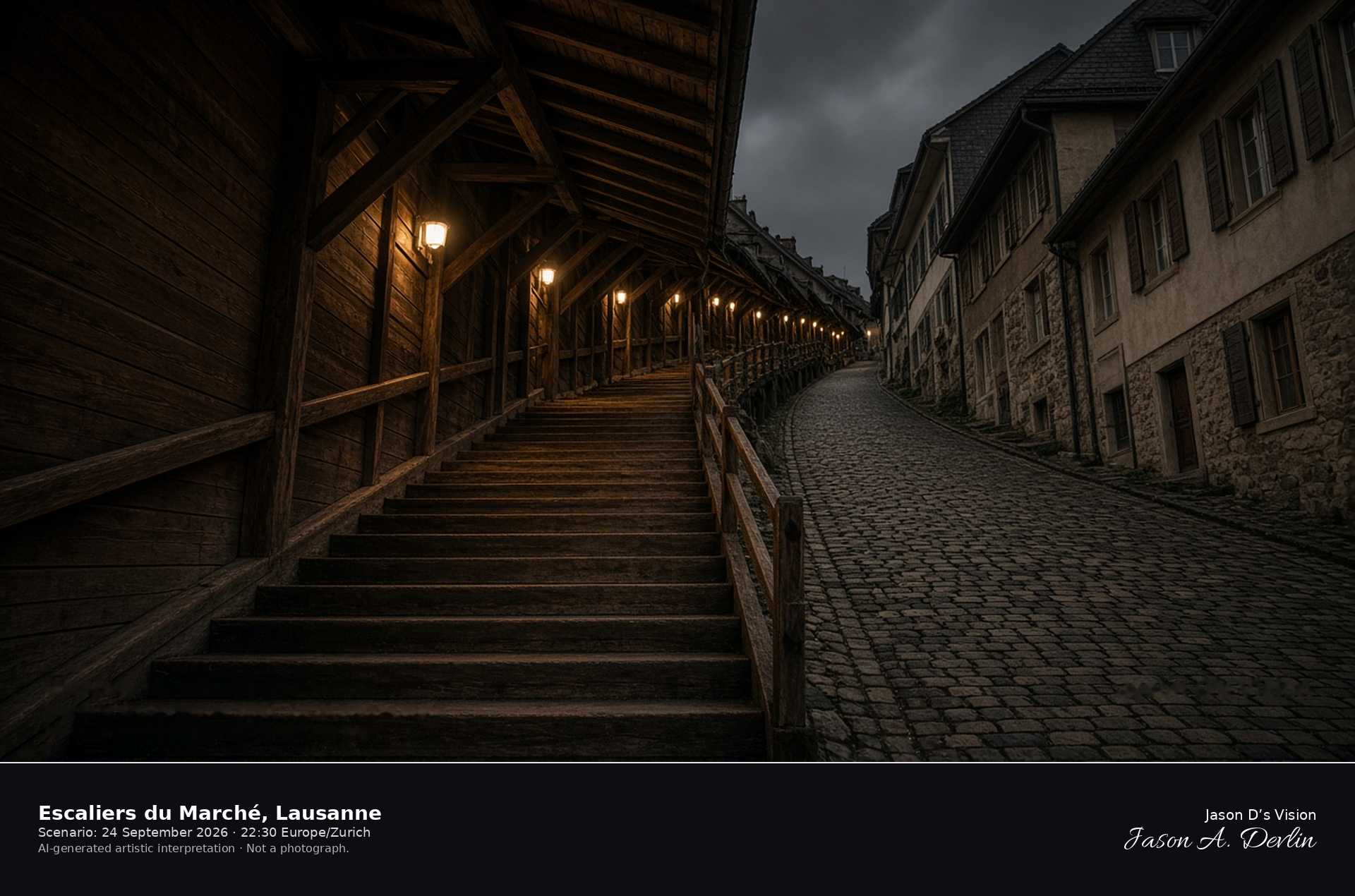 Escaliers du Marché, Lausanne
