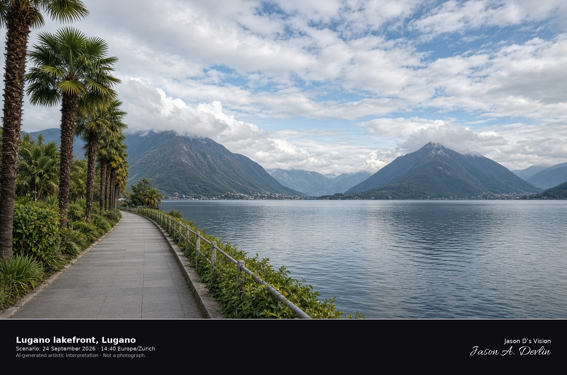 Lugano lakefront, Lugano