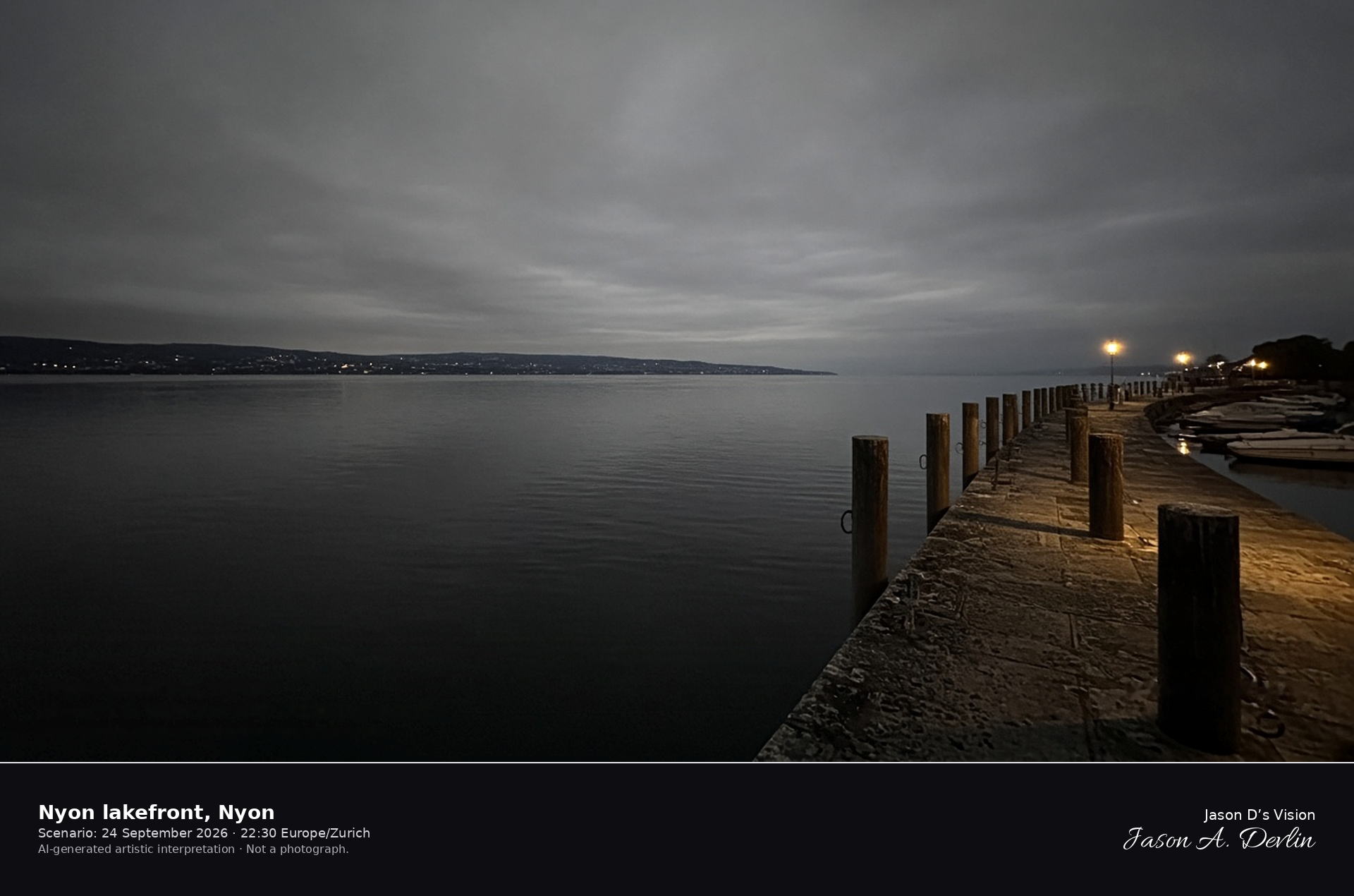 Nyon lakefront, Nyon