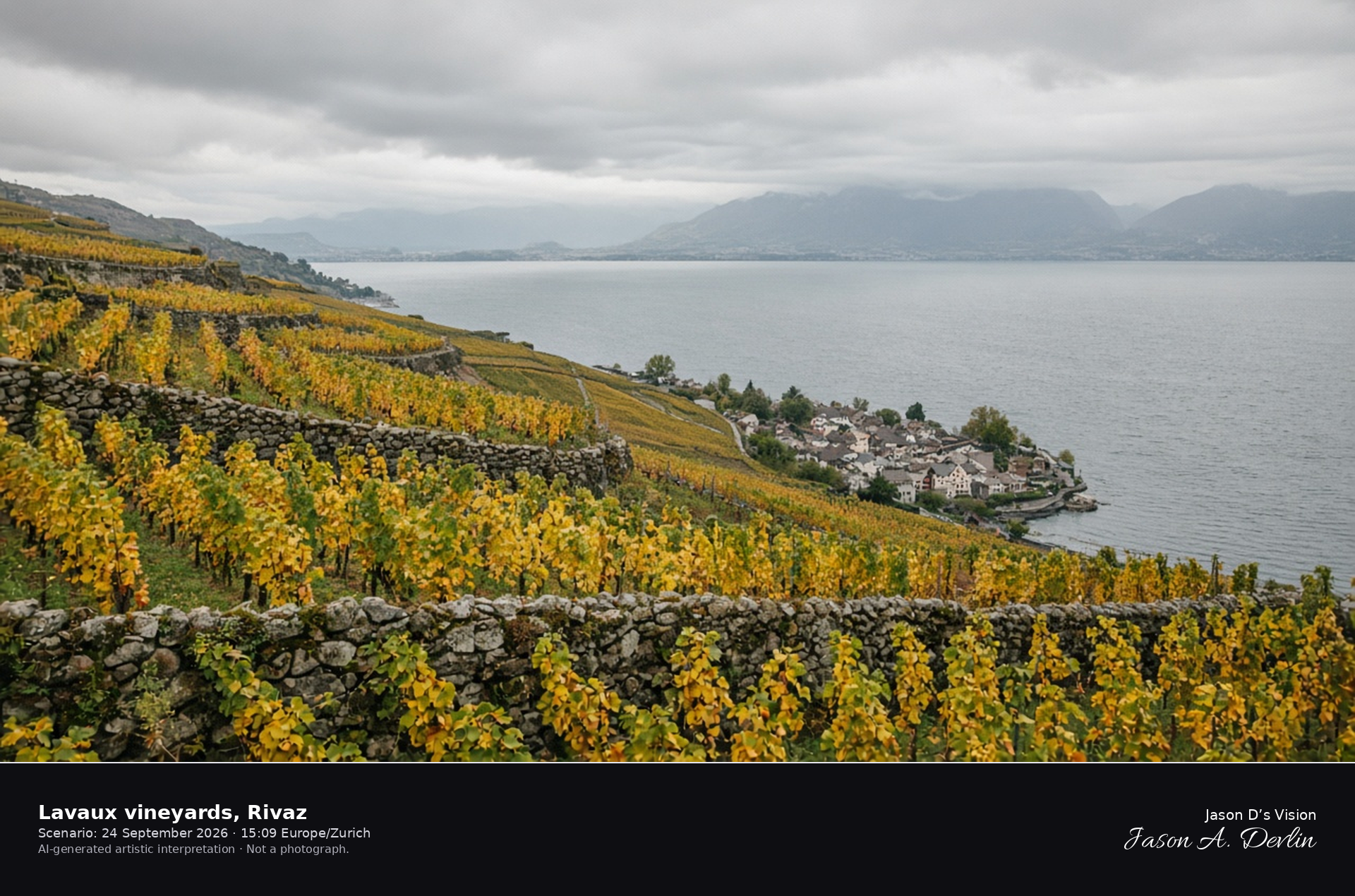 Lavaux vineyards, Rivaz