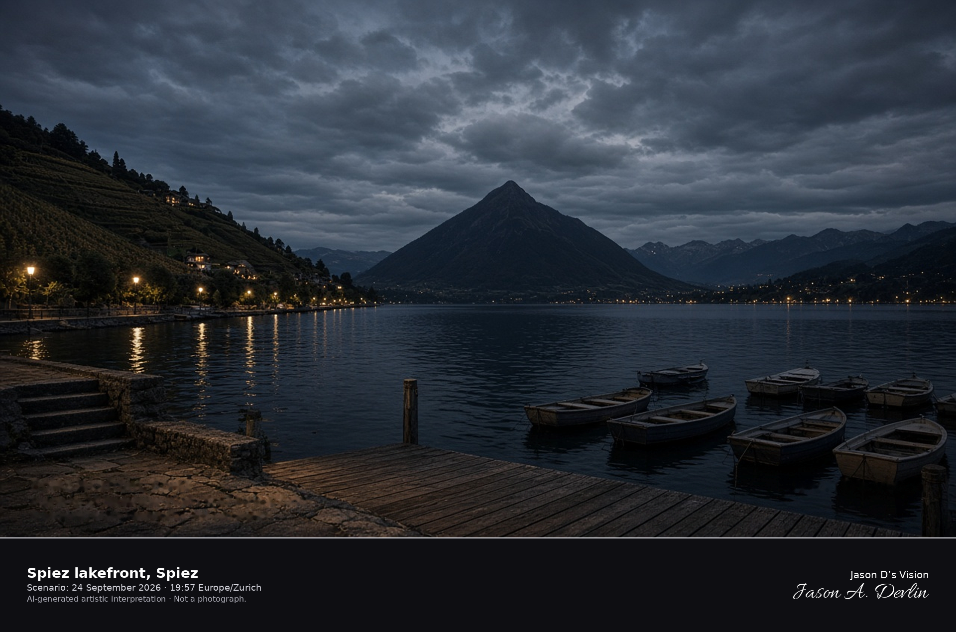Spiez lakefront, Spiez