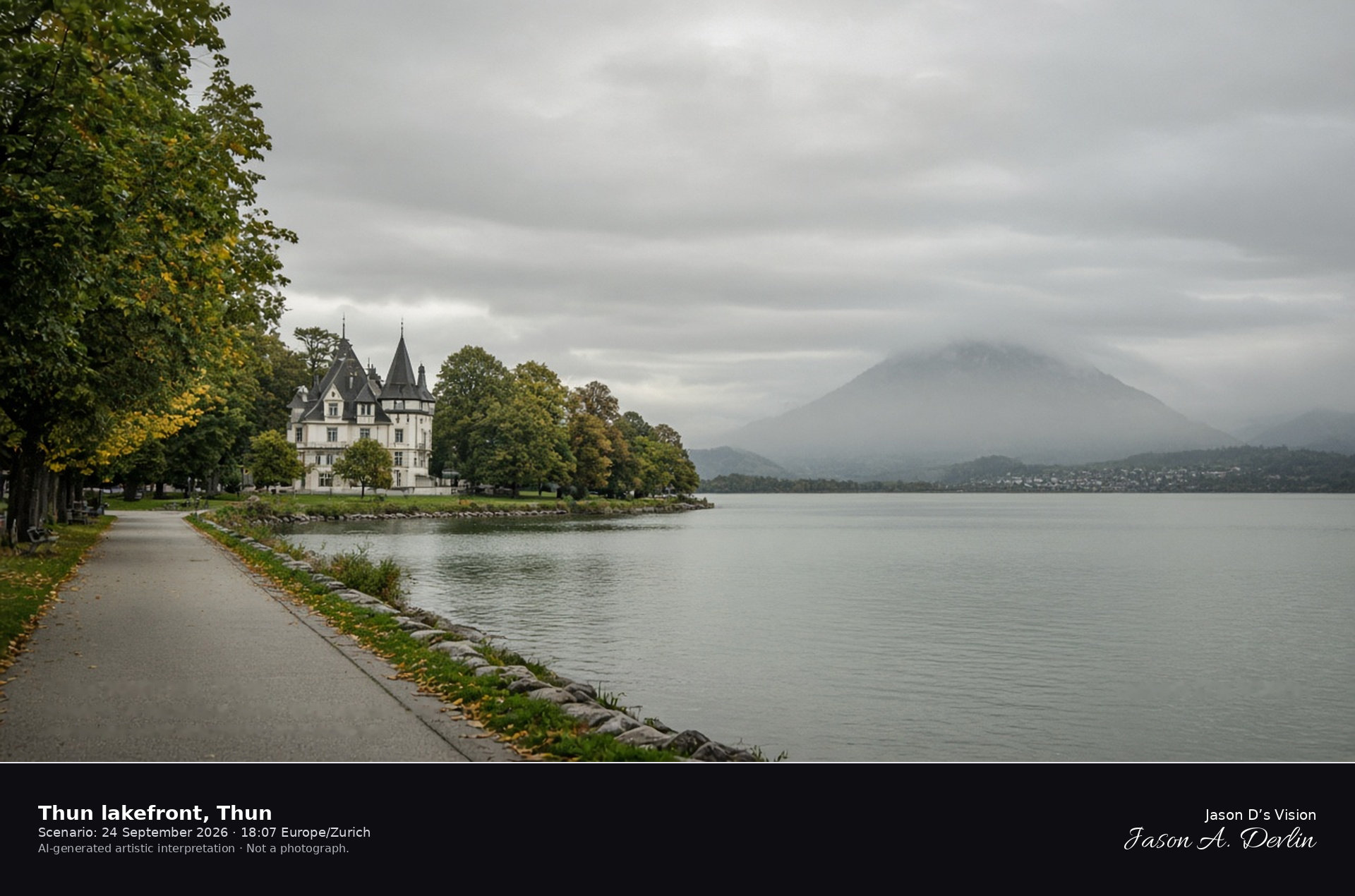 Thun lakefront, Thun