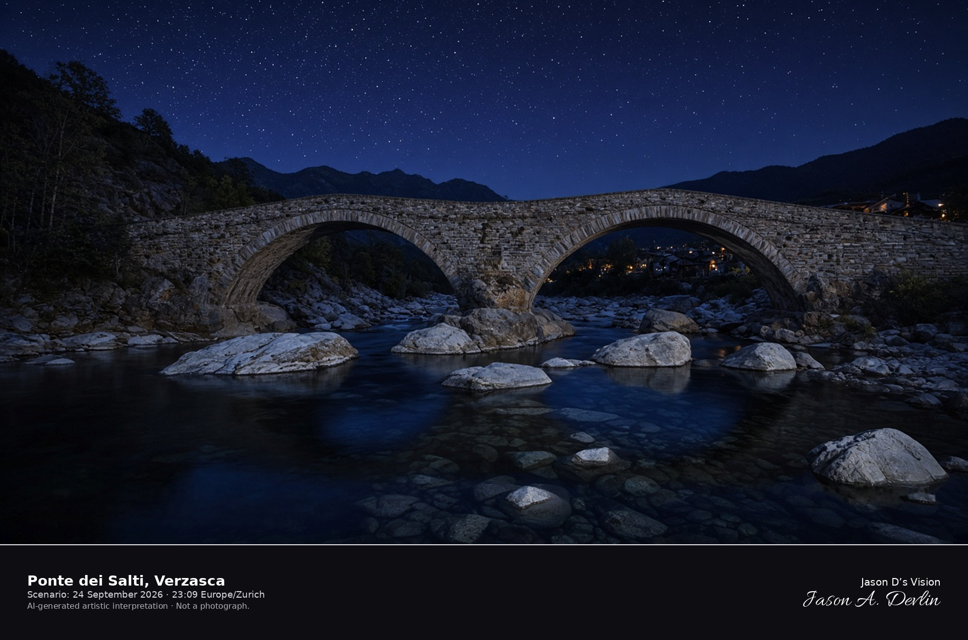 Ponte dei Salti, Verzasca