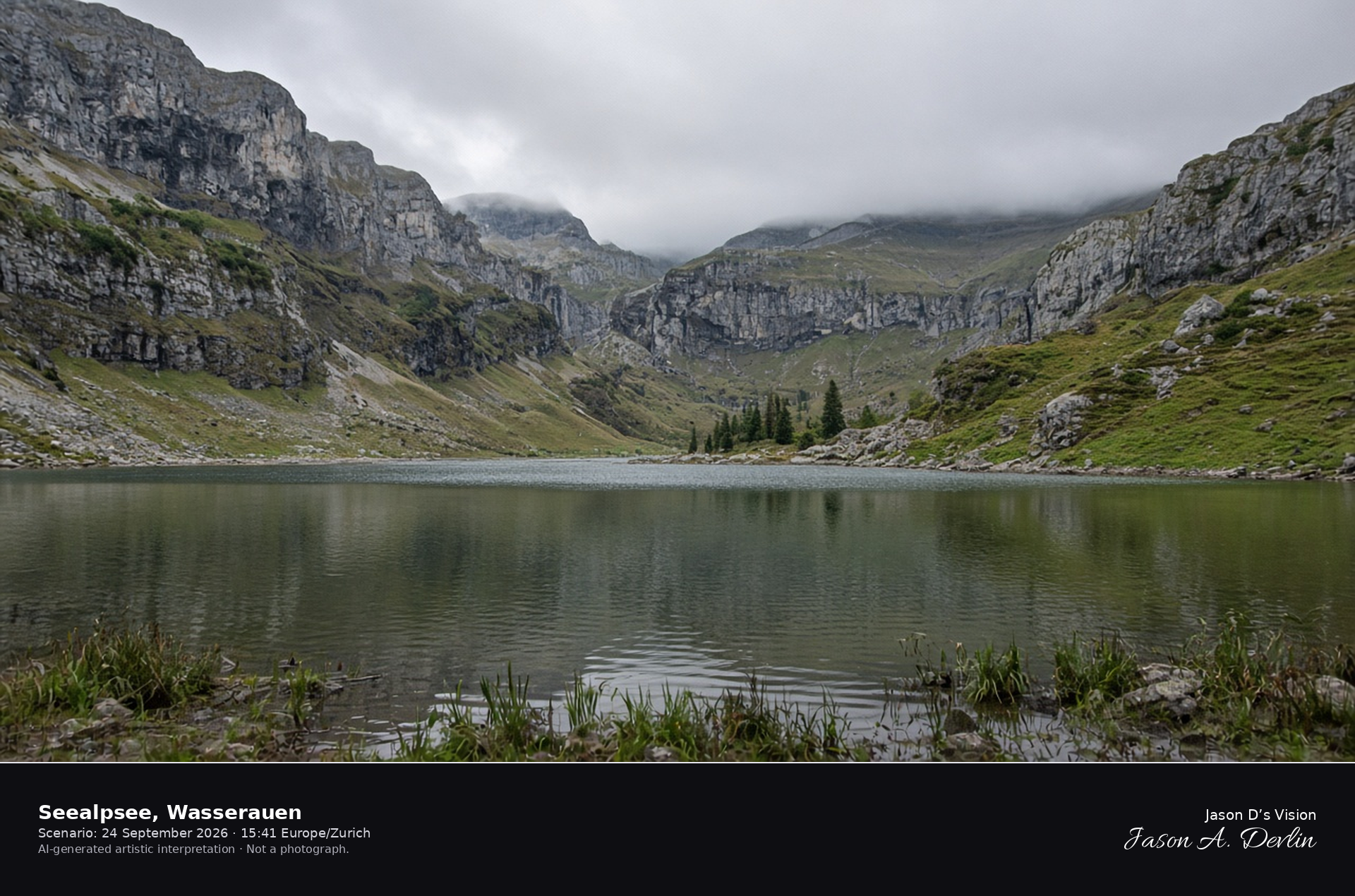 Seealpsee, Wasserauen