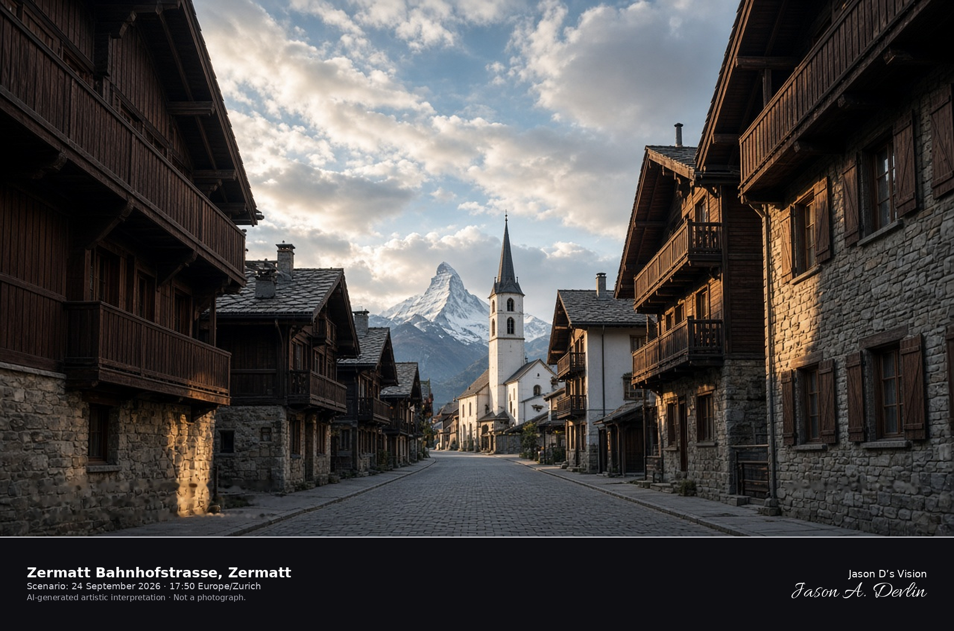 Zermatt Bahnhofstrasse, Zermatt